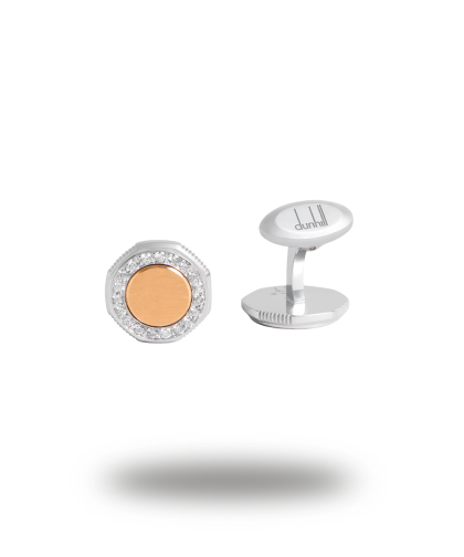 Urværk™ Dunhill - White Gold and Diamond Duke Cufflinks