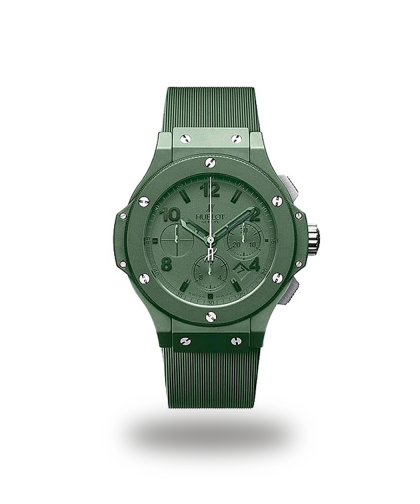 Urværk™ Hublot Big Bang - Green Ceramic Chronograph, Limited Edition of 500, 44mm