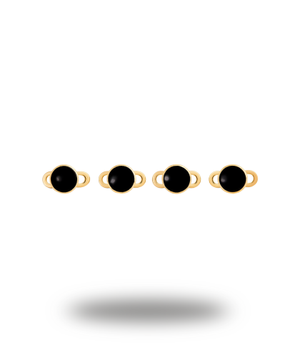 Urværk™ TOM FORD - Yellow Gold and Onyx Cufflinks