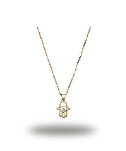 Urværk™ Chopard - Rose Gold and Diamond Good Luck Necklace
