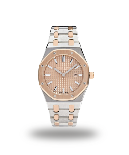 Urværk™ Audemars Piguet 33mm - Royal Oak Lady, 18K Rose Gold, Steel