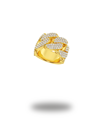 Urværk™ Super Cuban Ring - 14K Gold